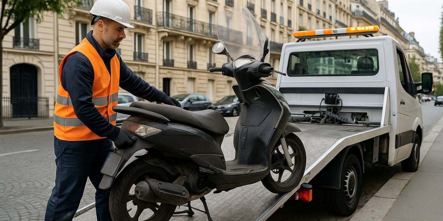Comment faire enlever gratuitement votre moto ou scooter hors d’usage en Île-de-France