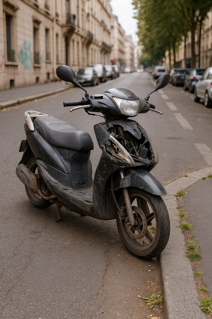 enlevement epave scooter vhu